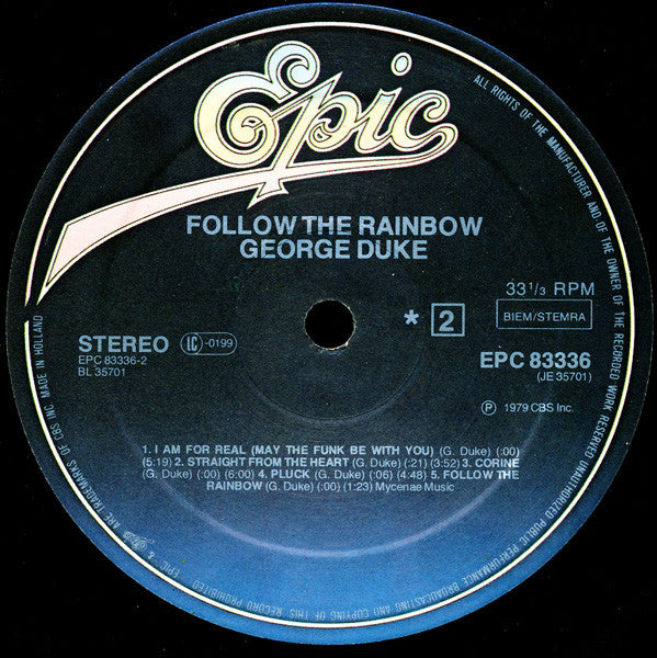 George Duke ~ Follow The Rainbow (Vinyl) - Djungel & Jazz