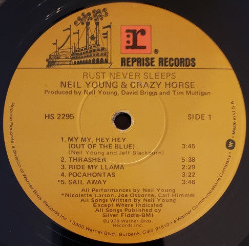 Neil Young & Crazy Horse ~ Rust Never Sleeps (Vinyl) - Djungel & Jazz