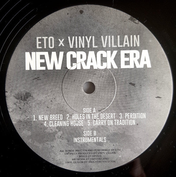 Eto (8) & Vinyl Villain : New Crack Era (12", EP, Ltd, Num)
