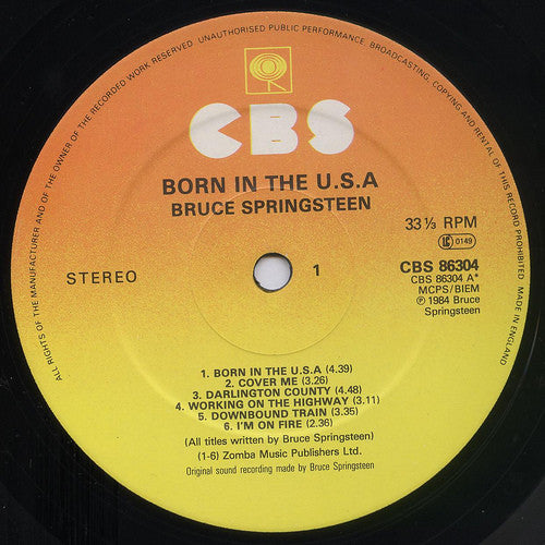Bruce Springsteen ~ Born In The U.S.A. (Vinyl) - Djungel & Jazz