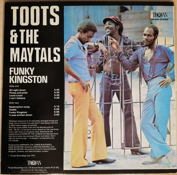 Toots & The Maytals ~ Funky Kingston (Vinyl) - Djungel & Jazz
