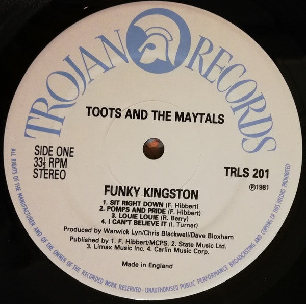 Toots & The Maytals ~ Funky Kingston (Vinyl) - Djungel & Jazz