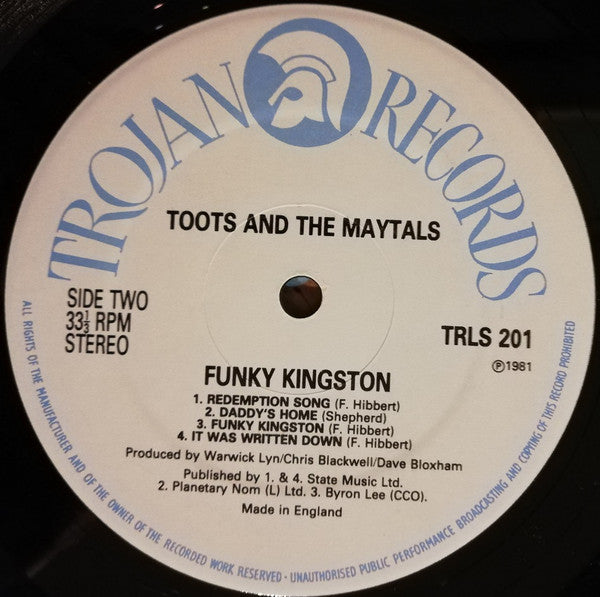 Toots & The Maytals ~ Funky Kingston (Vinyl) - Djungel & Jazz