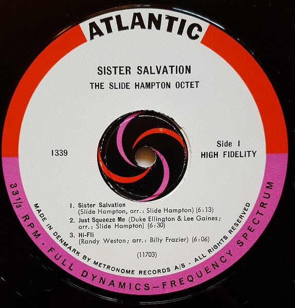 Slide Hampton Octet ~ Sister Salvation (Vinyl) - Djungel & Jazz