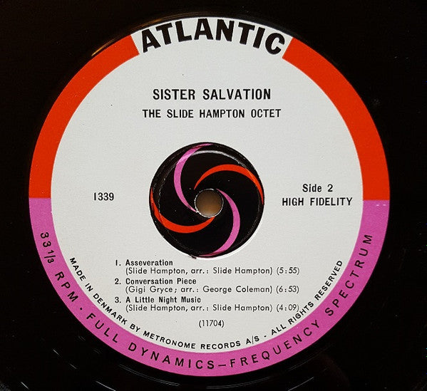 Slide Hampton Octet ~ Sister Salvation (Vinyl) - Djungel & Jazz