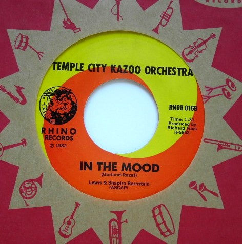 Temple City Kazoo Orchestra : Kazooed On Classics (7")