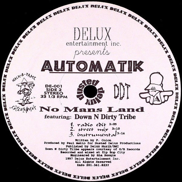 Automatik (2) : These Mean Streets / No Mans Land (12", Single)