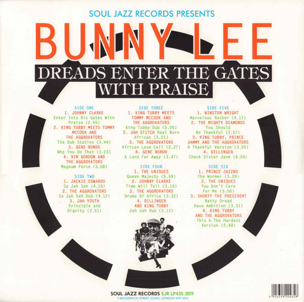 Bunny Lee ~ Dreads Enter The Gates With Praise (Vinyl) - Djungel & Jazz
