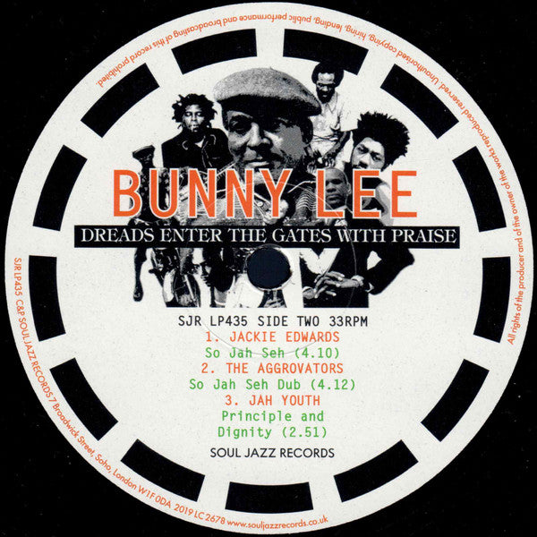 Bunny Lee ~ Dreads Enter The Gates With Praise (Vinyl) - Djungel & Jazz