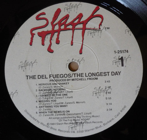 The Del Fuegos ~ The Longest Day (Vinyl) - Djungel & Jazz