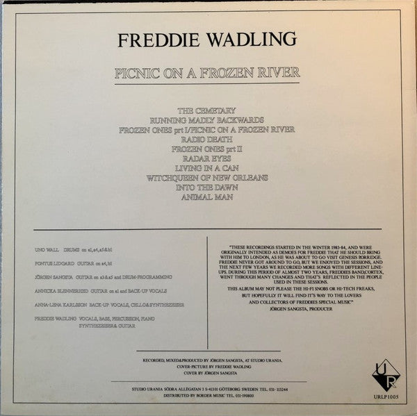 Freddie Wadling : Picnic On A Frozen River (LP, Album)