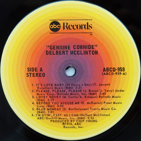 Delbert McClinton ~ Genuine Cowhide (Vinyl) - Djungel & Jazz