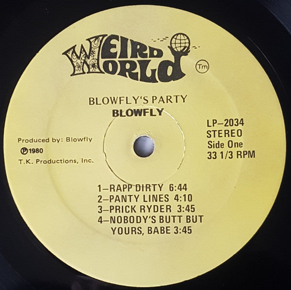 Blowfly ~ Blowfly's Party (Vinyl) - Djungel & Jazz