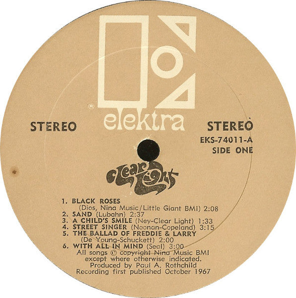 Clear Light  ~ Clear Light (Vinyl) - Djungel & Jazz