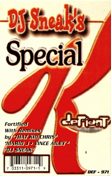 DJ Sneak ~ Special K (Vinyl) - Djungel & Jazz