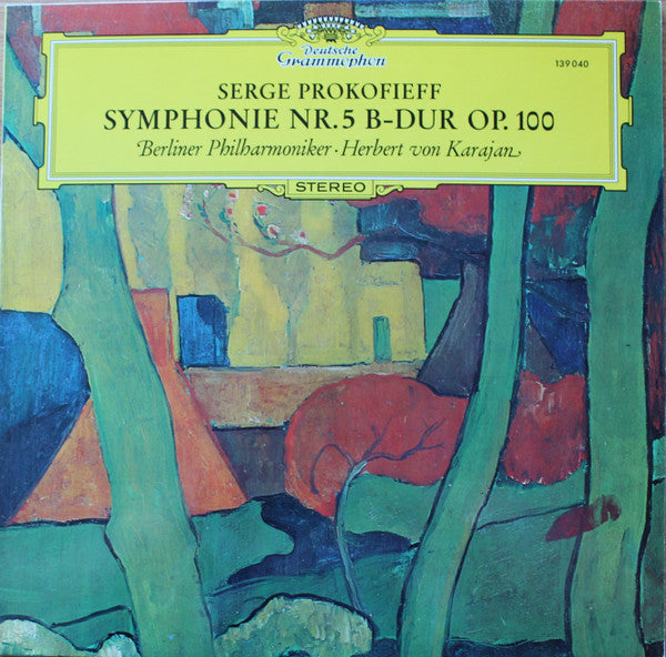 Sergei Prokofiev, Berliner Philharmoniker, Herbert von Karajan ~ Symphonie Nr. 5 B-Dur Op. 100 (Vinyl) - Djungel & Jazz