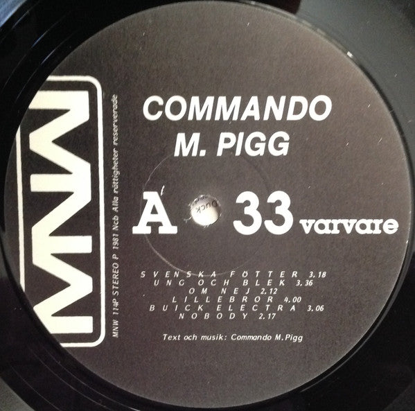 Commando M. Pigg ~ Commando M. Pigg (Vinyl) - Djungel & Jazz