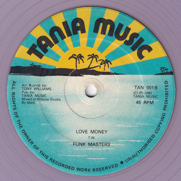 Bo Kool / Funk Masters : (Money) No Love / Love Money (12", Pur)