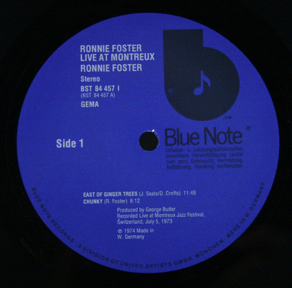 Ronnie Foster ~ Live At Montreux (Vinyl) - Djungel & Jazz
