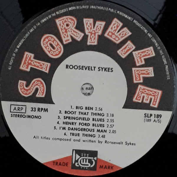 Roosevelt Sykes ~ Portraits In Blues Vol. 11 (Vinyl) - Djungel & Jazz