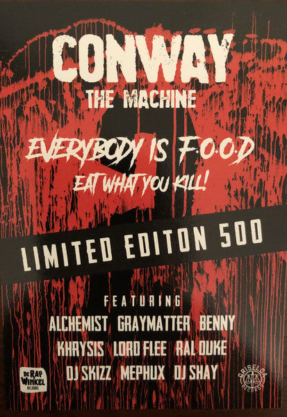Conway The Machine : Everybody Is F.O.O.D. 2 Eat What You Kill! (LP, Album, Ltd, Gre)