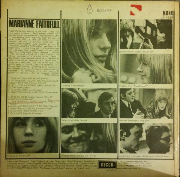 Marianne Faithfull ~ Marianne Faithfull (Vinyl) - Djungel & Jazz