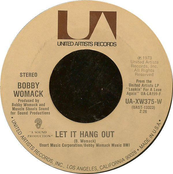 Bobby Womack ~ Lookin' For A Love / Let It Hang Out (Vinyl) - Djungel & Jazz