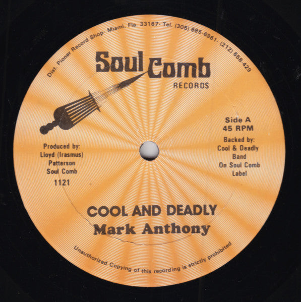 Mark Anthony (16) : Cool And Deadly (12", Single)