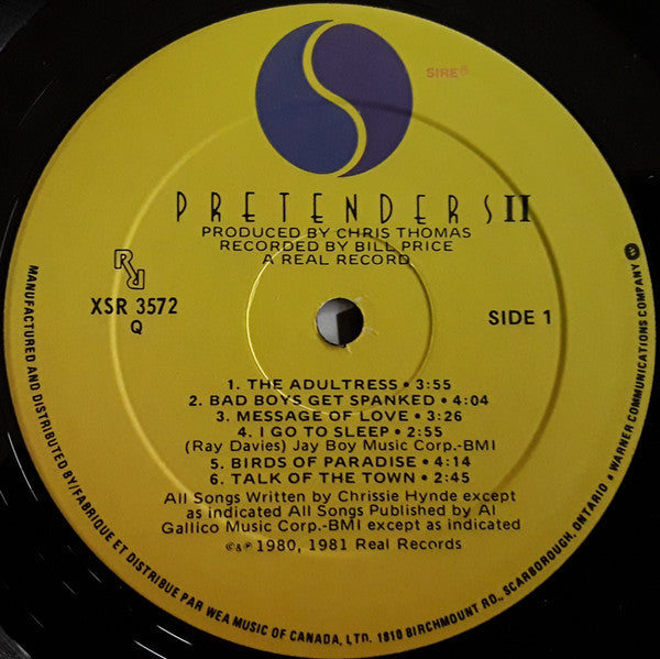 The Pretenders ~ Pretenders II (Vinyl) - Djungel & Jazz