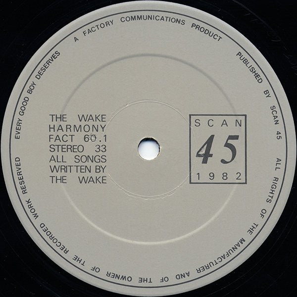 The Wake ~ Harmony (Vinyl) - Djungel & Jazz