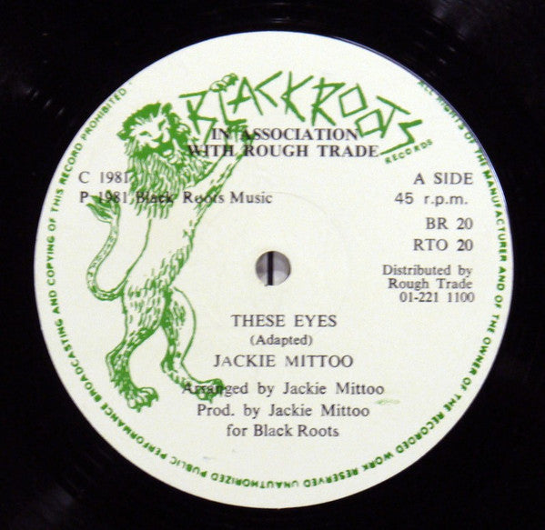 Jackie Mittoo : These Eyes (12", Gre)