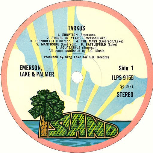 Emerson, Lake & Palmer ~ Tarkus (Vinyl) - Djungel & Jazz