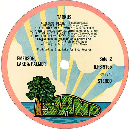 Emerson, Lake & Palmer ~ Tarkus (Vinyl) - Djungel & Jazz