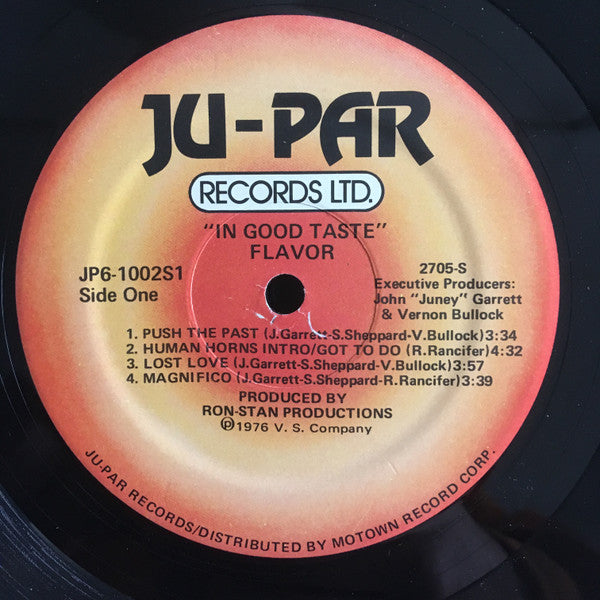 Flavor ~ In Good Taste (Vinyl) - Djungel & Jazz