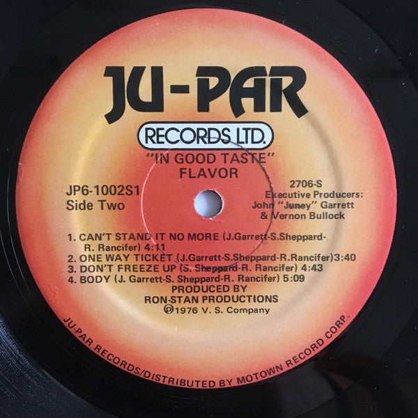 Flavor ~ In Good Taste (Vinyl) - Djungel & Jazz