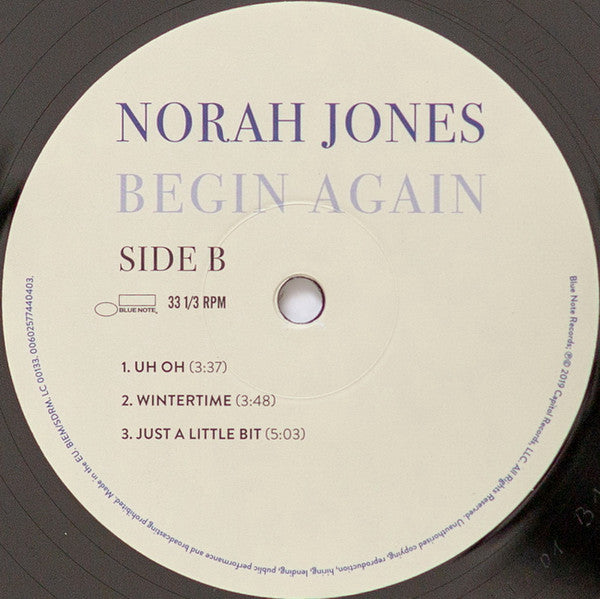 Norah Jones ~ Begin Again (Vinyl) - Djungel & Jazz