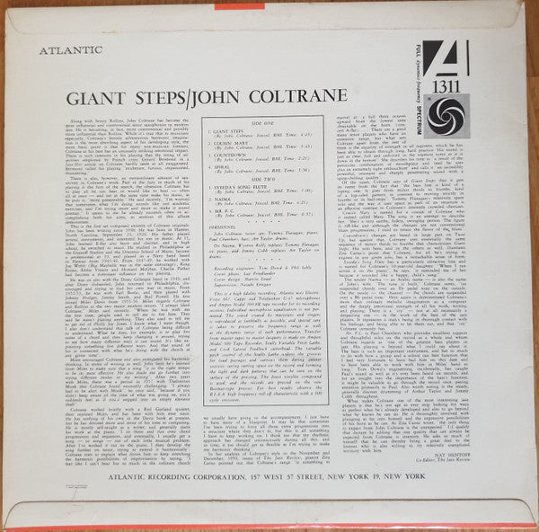 John Coltrane ~ Giant Steps (Vinyl) - Djungel & Jazz