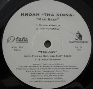 Knoah Tha Sinna ~ Mad Beef (Vinyl) - Djungel & Jazz