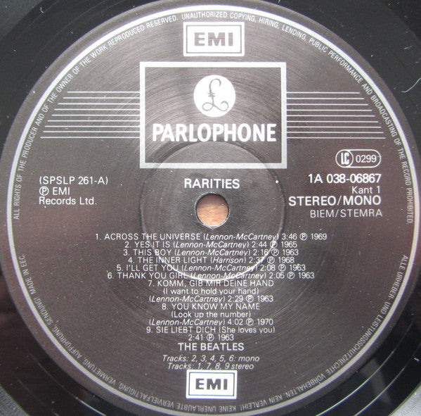 The Beatles ~ Rarities (Vinyl) - Djungel & Jazz