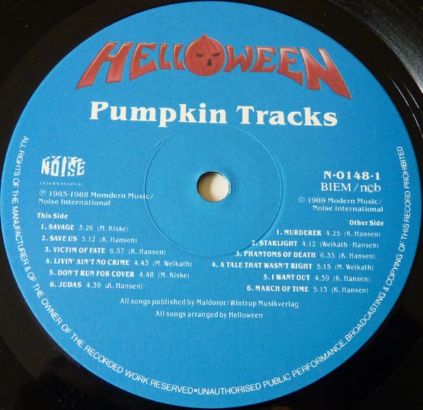Helloween ~ Pumpkin Tracks (Vinyl) - Djungel & Jazz