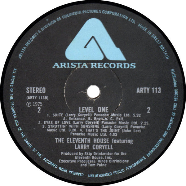 The Eleventh House ~ Level One (Vinyl) - Djungel & Jazz