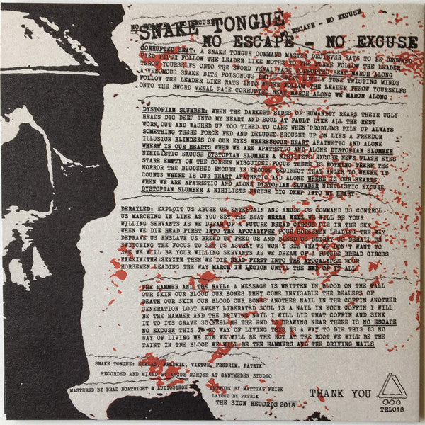 Snake Tongue ~ No Escape - No Excuse (Vinyl) - Djungel & Jazz
