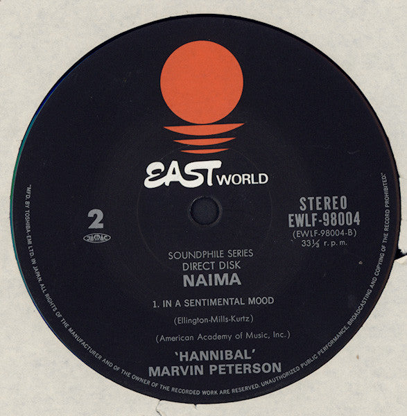 Hannibal Marvin Peterson : Naima (LP, Album)