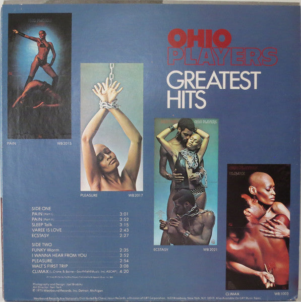 Ohio Players : Ohio Players Greatest Hits (LP, Comp, Pit)