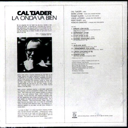 Cal Tjader ~ La Onda Va Bien (Vinyl) - Djungel & Jazz