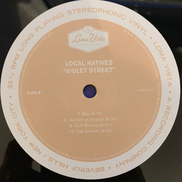 Local Natives ~ Violet Street (Vinyl) - Djungel & Jazz