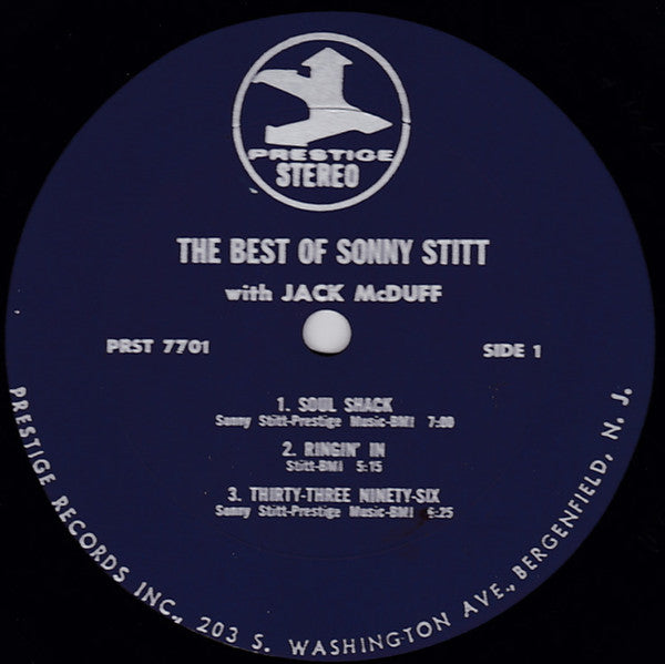 Sonny Stitt ~ The Best Of Sonny Stitt With Brother Jack McDuff (Vinyl) - Djungel & Jazz