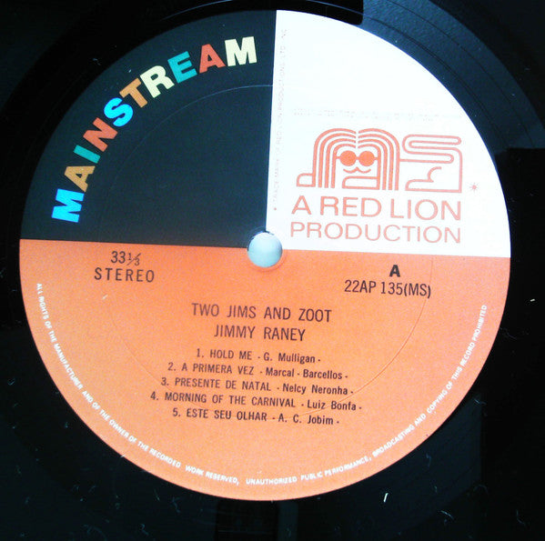 Jimmy Raney ~ Two Jims And Zoot (Vinyl) - Djungel & Jazz