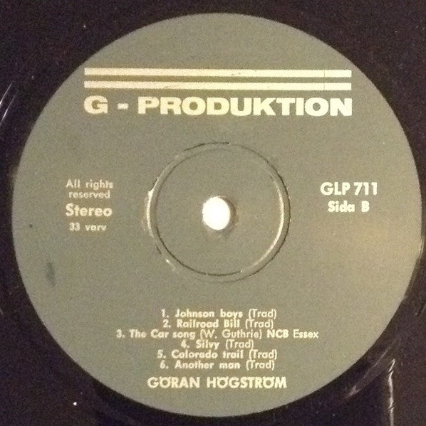 Göran Högström : Another Man (LP, Album)