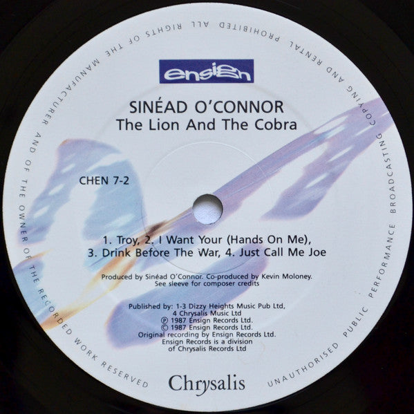 Sinéad O'Connor ~ The Lion And The Cobra (Vinyl) - Djungel & Jazz